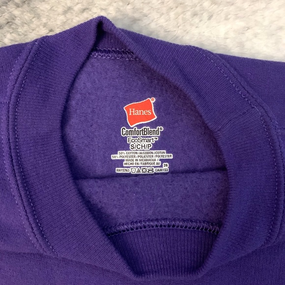 Cropped Purple Sweater - Picture 2 of 2